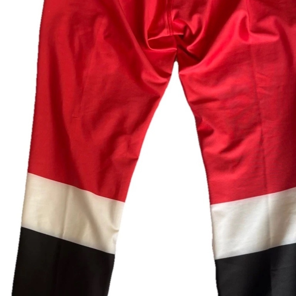 Collegiate U of L / Louisville Cardinals womans Red &Black Colorblock Leggings L - Picture 6 of 7